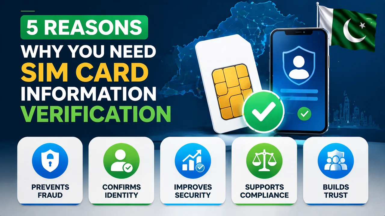5 Reasons Why You Need SIM Card Information Verification
